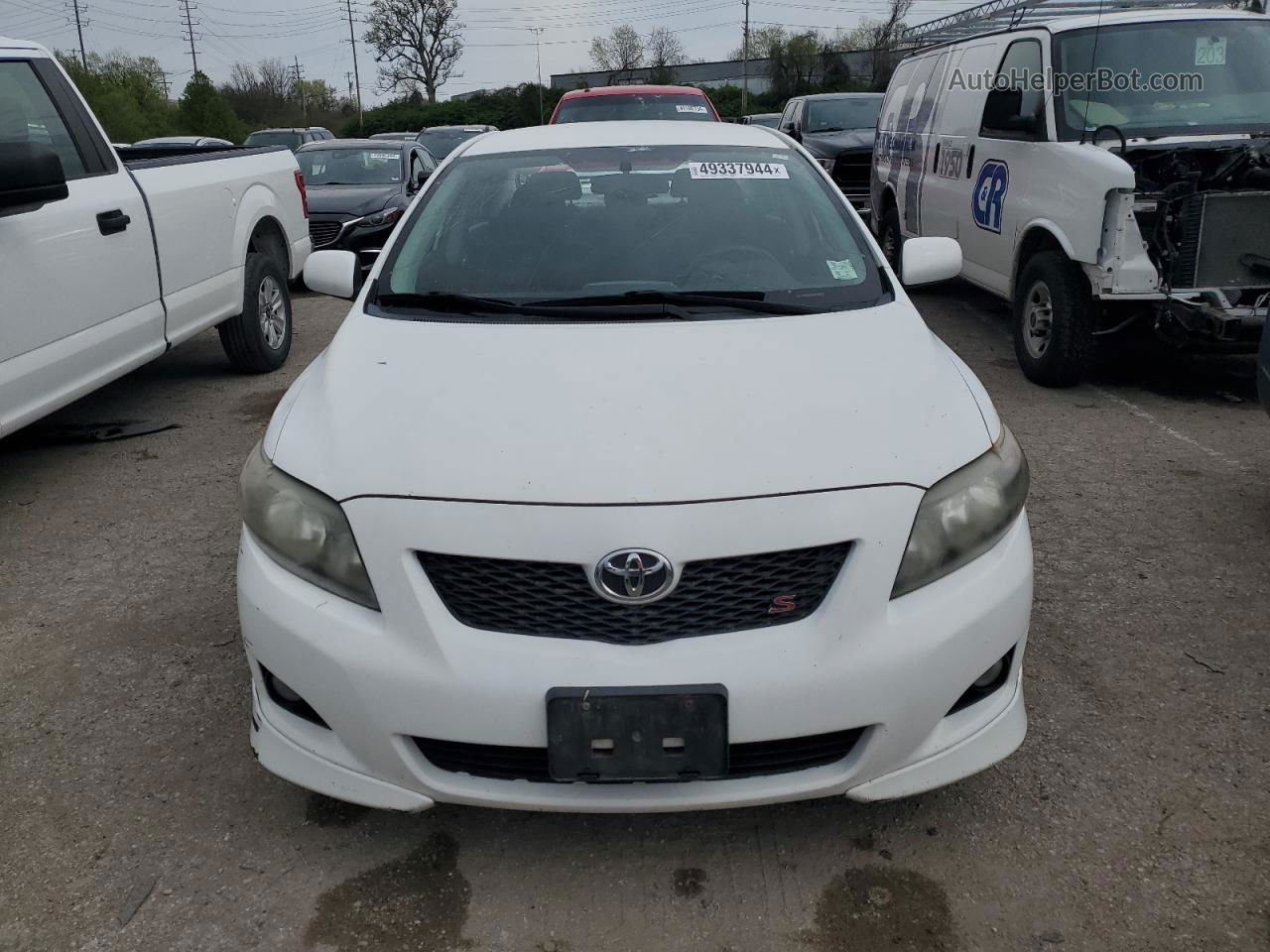 2010 Toyota Corolla Base White vin: 2T1BU4EE0AC501700