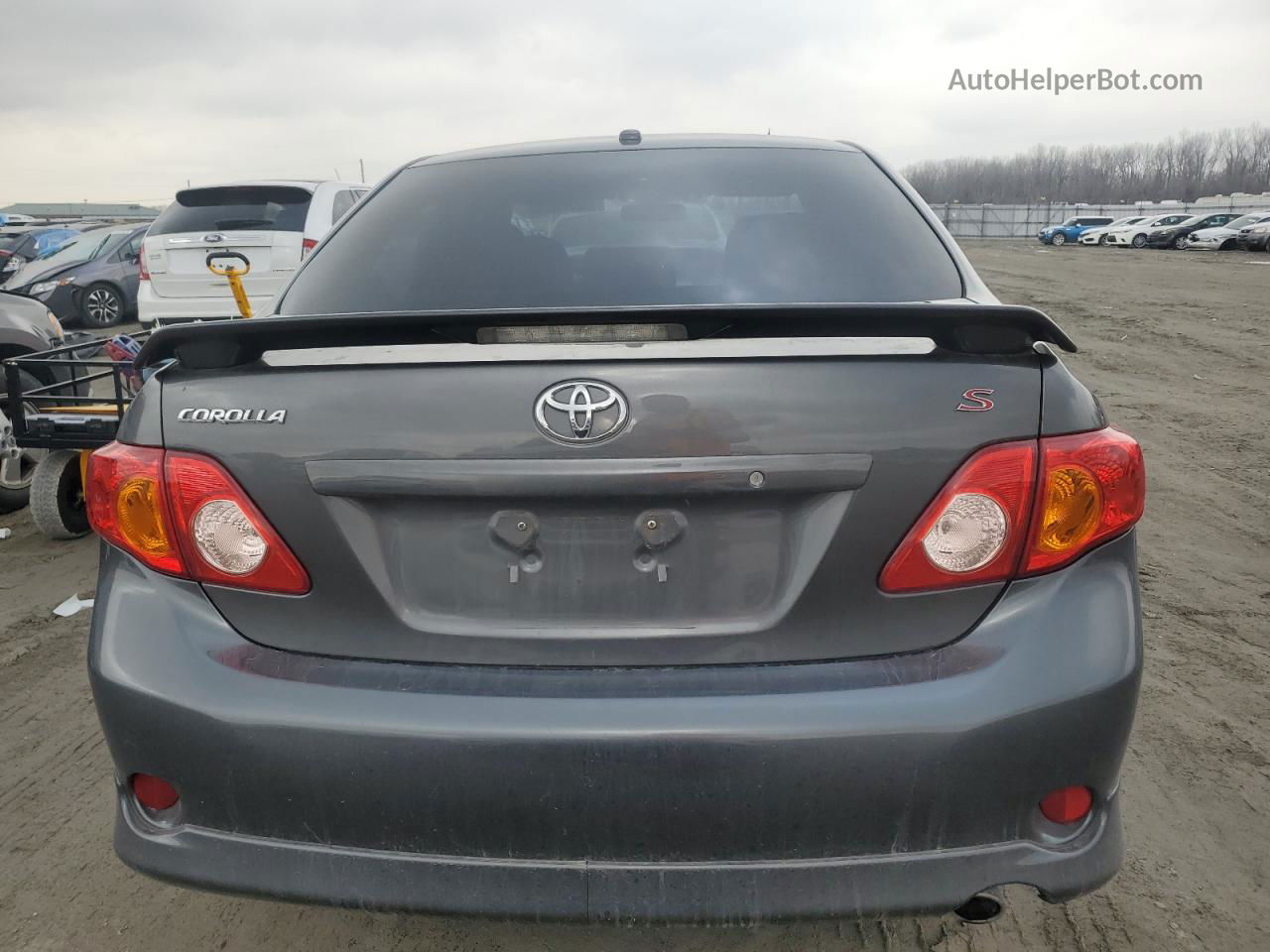 2010 Toyota Corolla Base Gray vin: 2T1BU4EE0AC505956