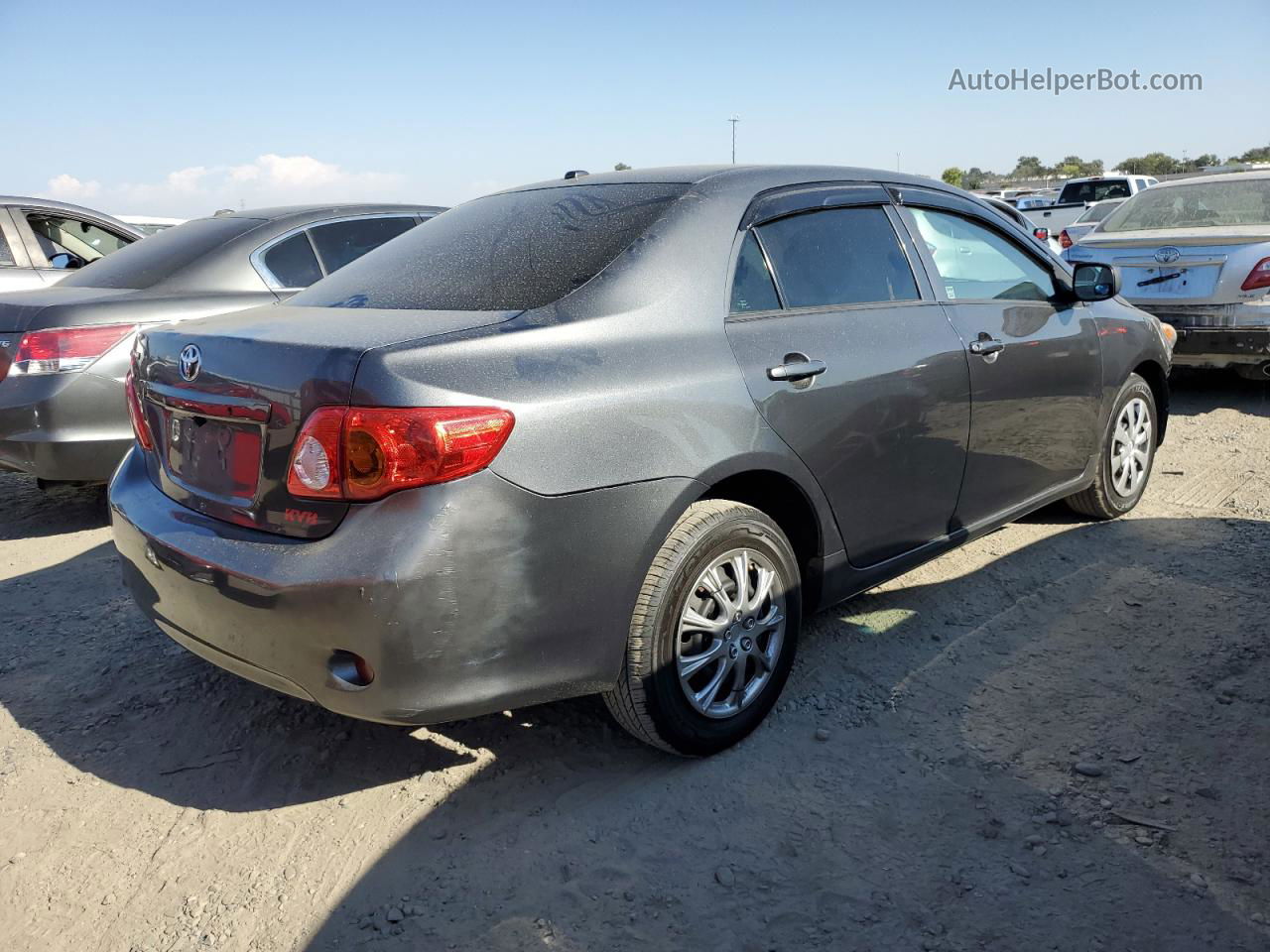 2010 Toyota Corolla Base Серый vin: 2T1BU4EE0AC518206