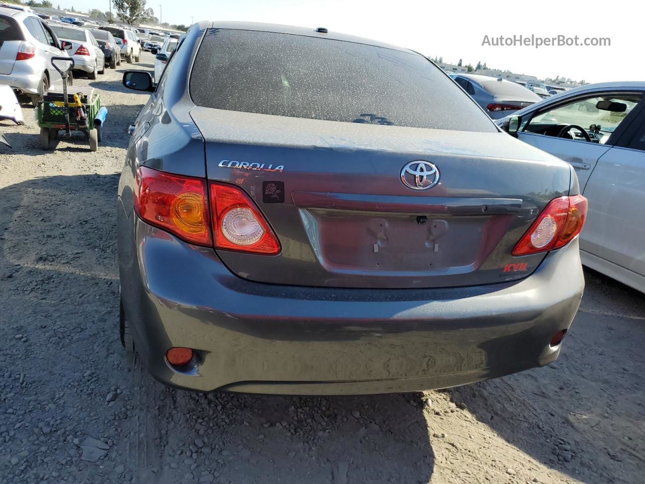 2010 Toyota Corolla Base Gray vin: 2T1BU4EE0AC518206