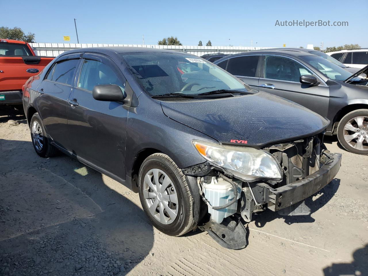 2010 Toyota Corolla Base Gray vin: 2T1BU4EE0AC518206