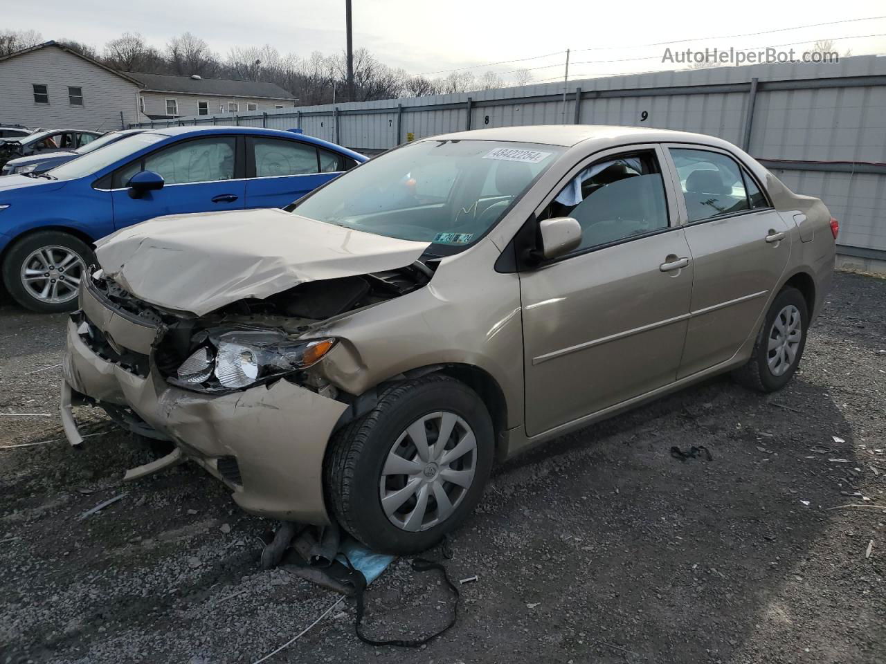 2010 Toyota Corolla Base Tan vin: 2T1BU4EE0AC528492