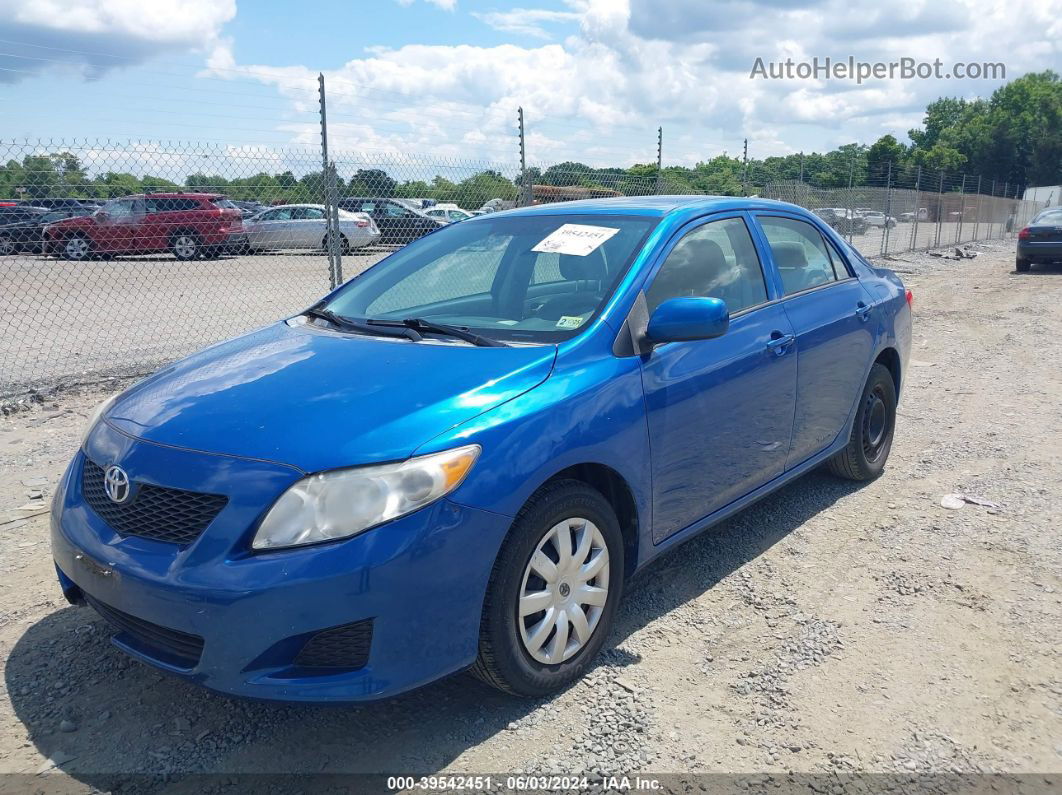 2010 Toyota Corolla Le Blue vin: 2T1BU4EE1AC258463