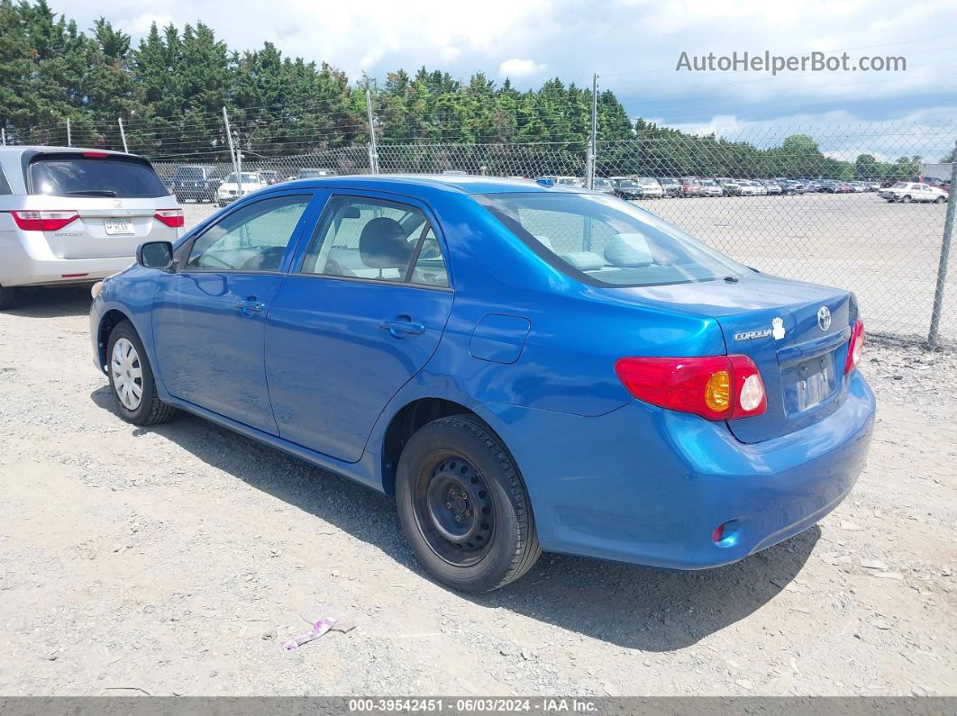 2010 Toyota Corolla Le Blue vin: 2T1BU4EE1AC258463