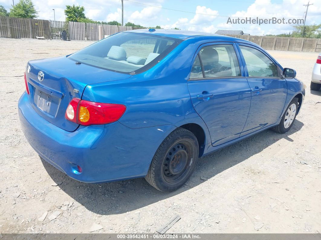 2010 Toyota Corolla Le Blue vin: 2T1BU4EE1AC258463