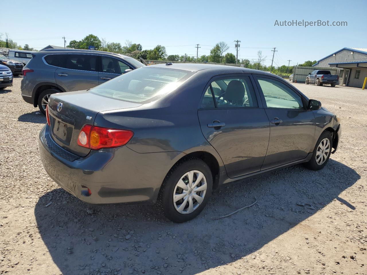 2010 Toyota Corolla Base Серый vin: 2T1BU4EE1AC281886