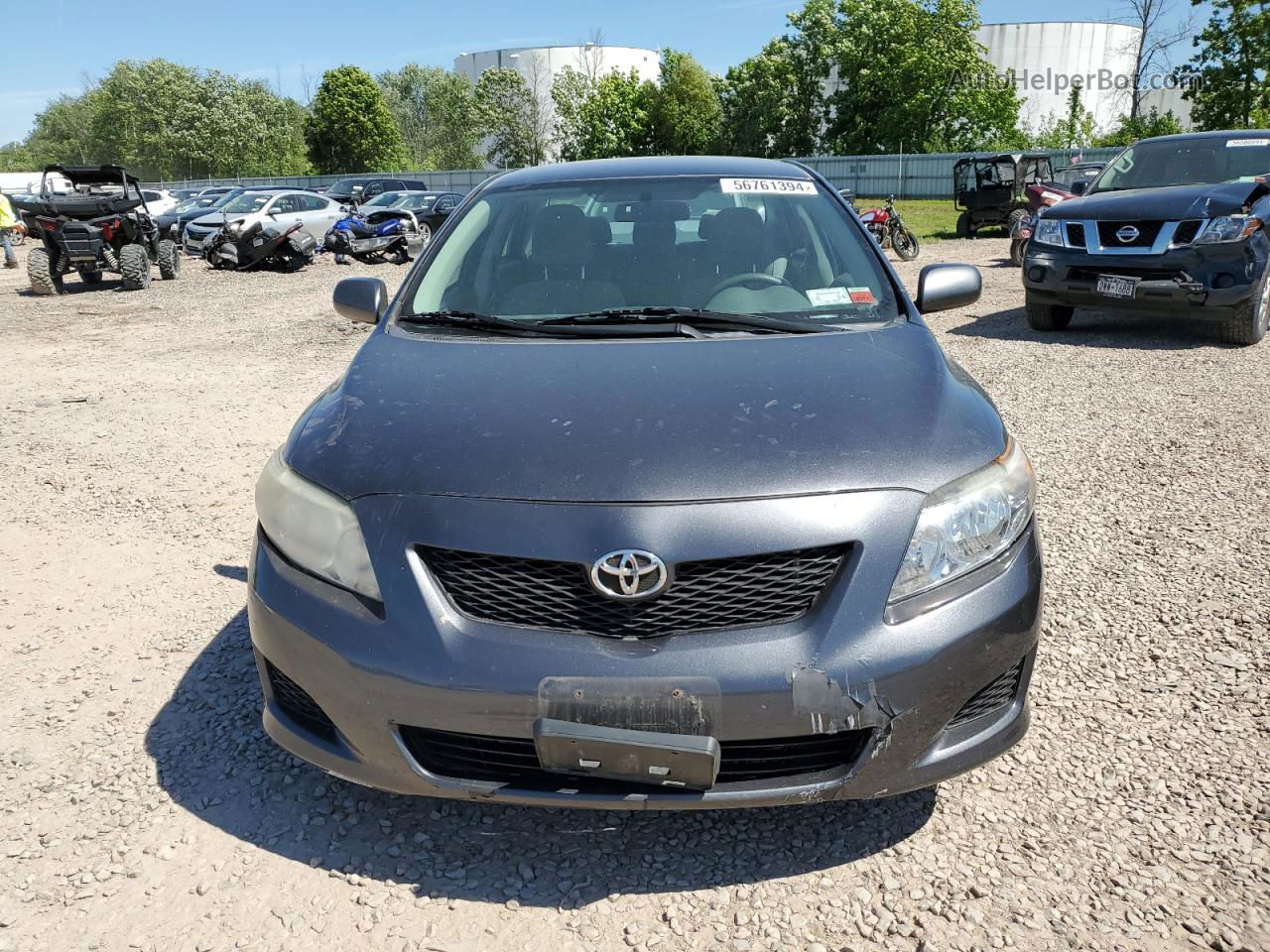 2010 Toyota Corolla Base Серый vin: 2T1BU4EE1AC281886