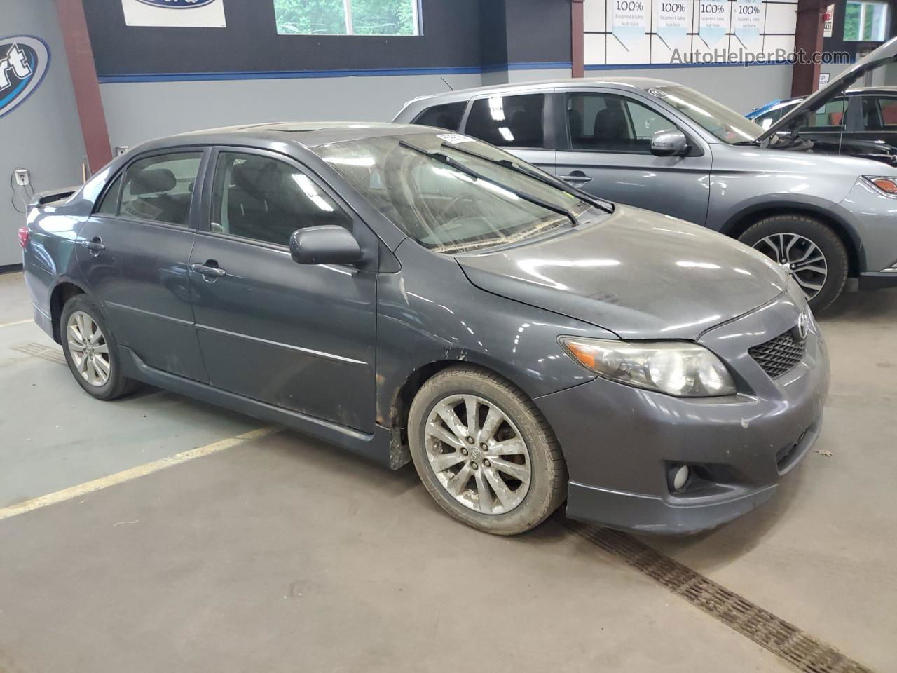 2010 Toyota Corolla Base Gray vin: 2T1BU4EE1AC288014