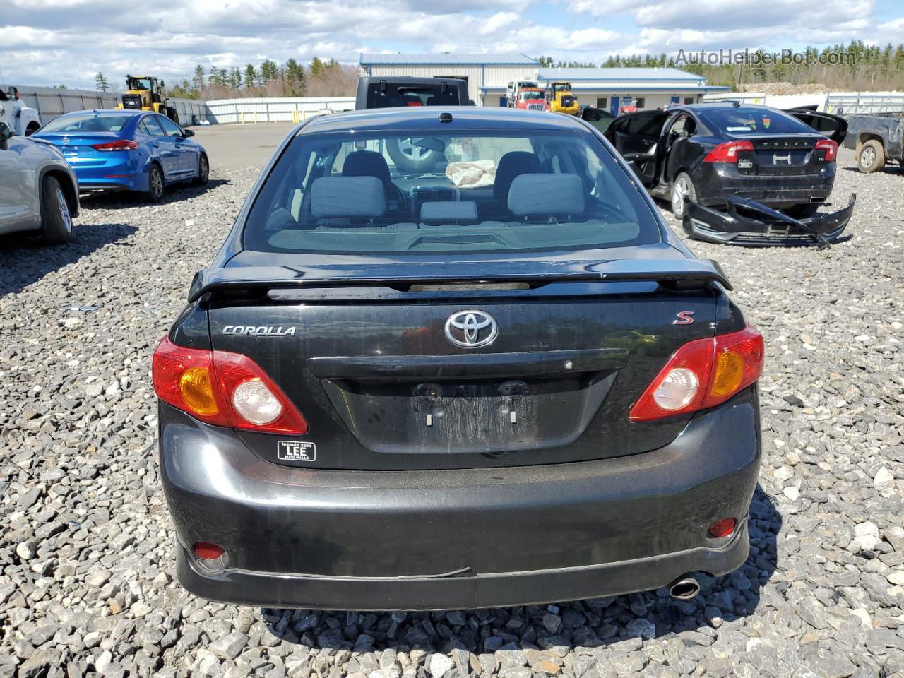 2010 Toyota Corolla Base Black vin: 2T1BU4EE1AC307550