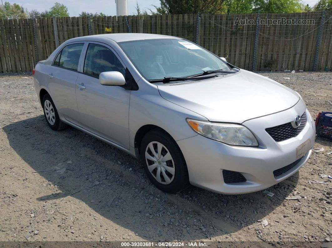 2010 Toyota Corolla Le Silver vin: 2T1BU4EE1AC308746