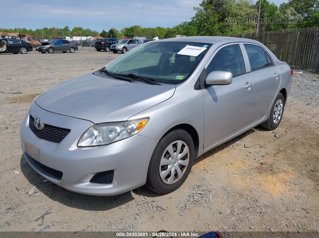 2010 Toyota Corolla Le Silver vin: 2T1BU4EE1AC308746