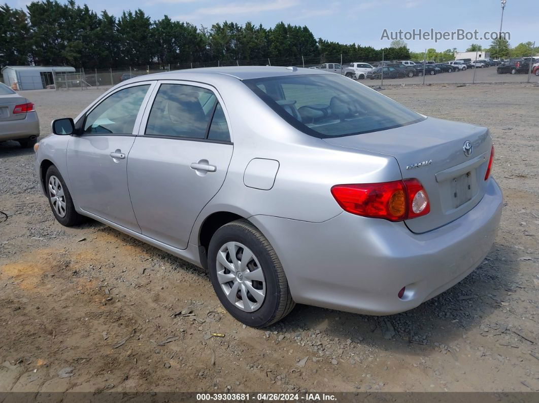 2010 Toyota Corolla Le Silver vin: 2T1BU4EE1AC308746