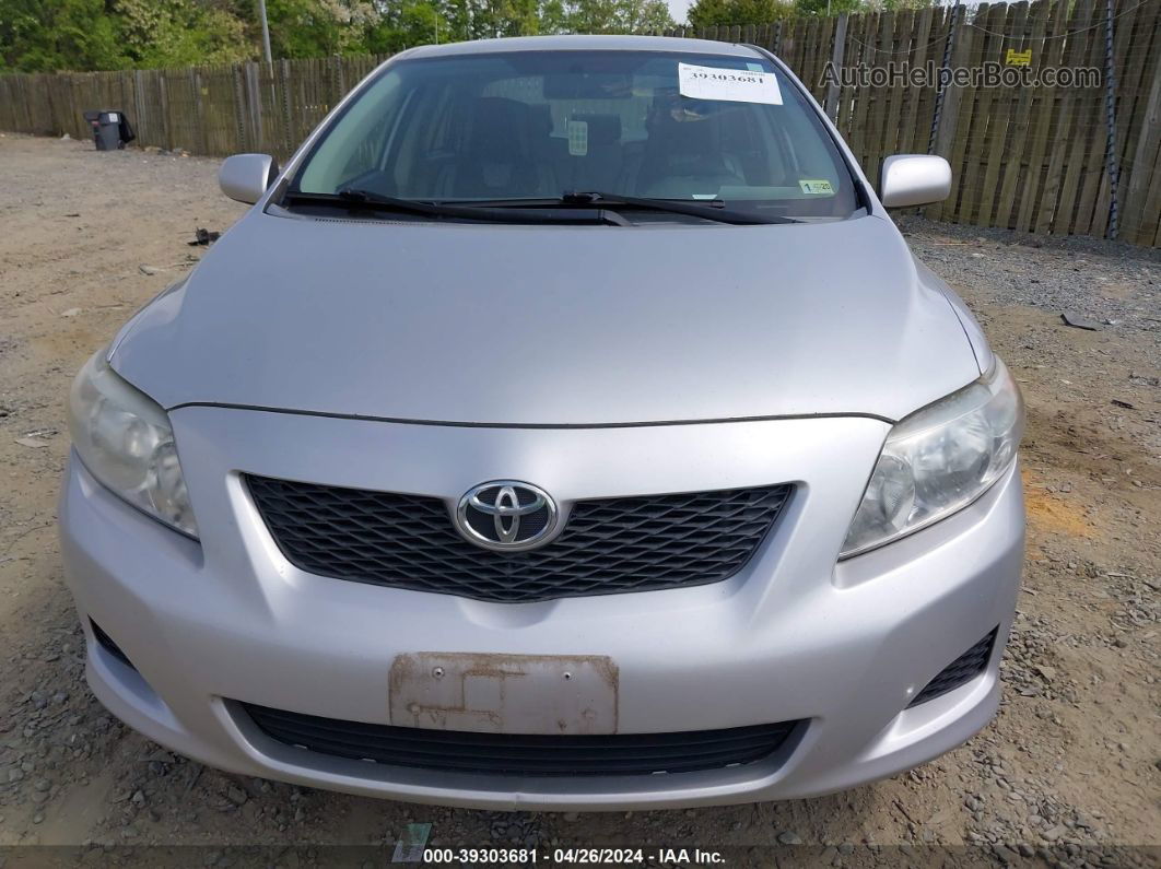 2010 Toyota Corolla Le Silver vin: 2T1BU4EE1AC308746