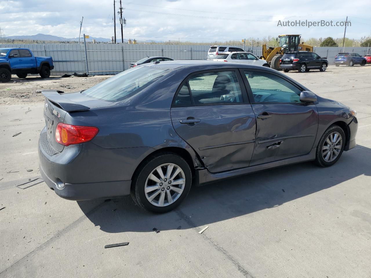 2010 Toyota Corolla Base Gray vin: 2T1BU4EE1AC433262