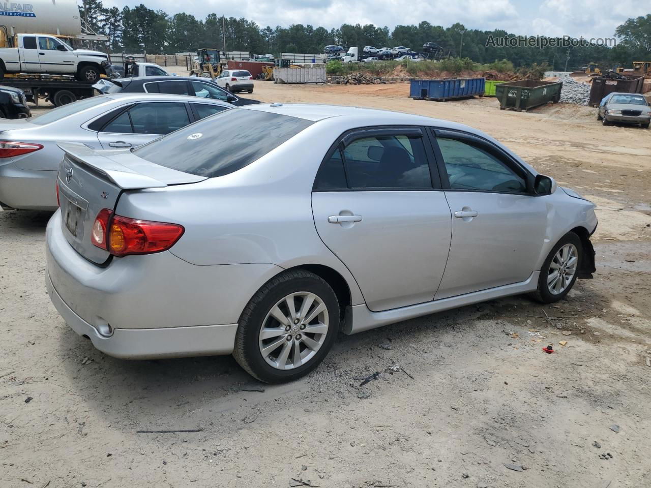 2010 Toyota Corolla Base Серебряный vin: 2T1BU4EE1AC446819