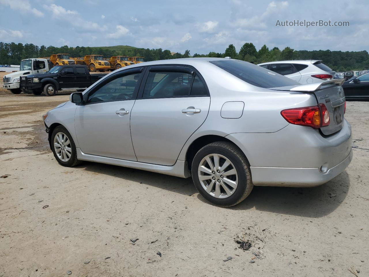 2010 Toyota Corolla Base Серебряный vin: 2T1BU4EE1AC446819