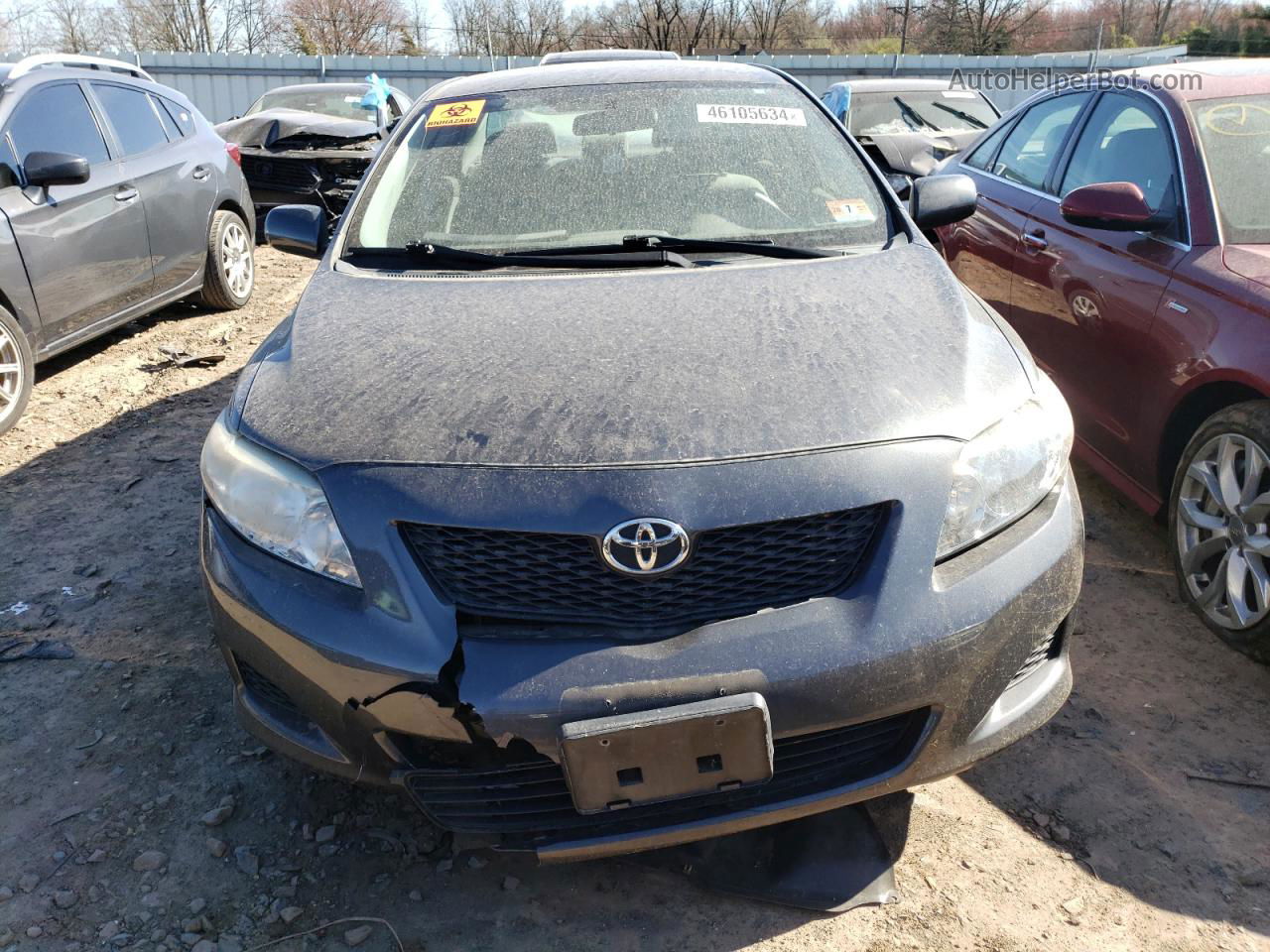 2010 Toyota Corolla Base Gray vin: 2T1BU4EE1AC492036