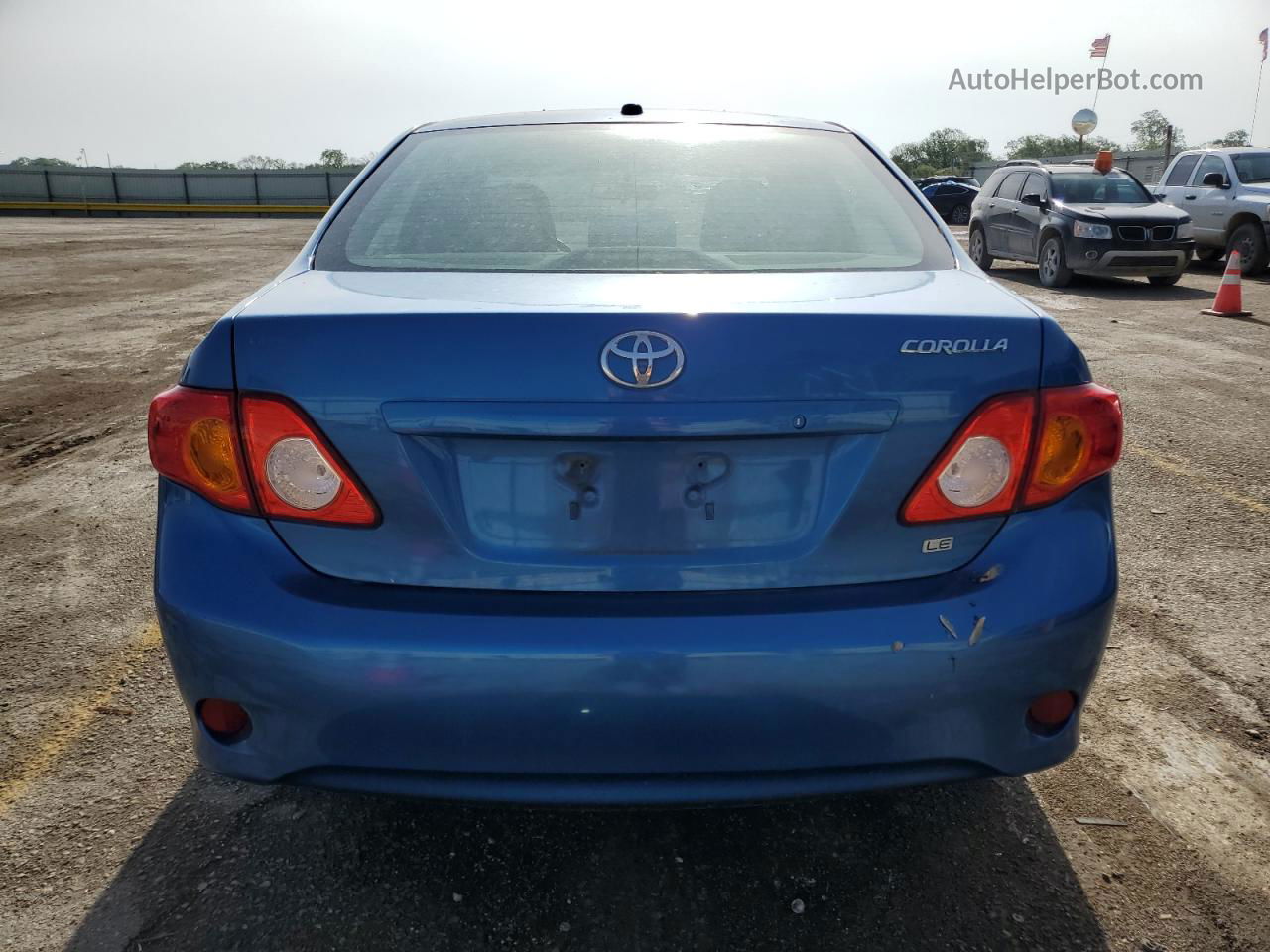 2010 Toyota Corolla Base Blue vin: 2T1BU4EE1AC519347