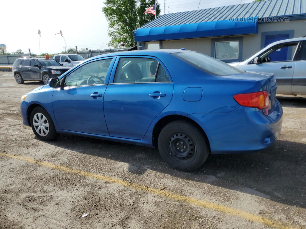 2010 Toyota Corolla Base Синий vin: 2T1BU4EE1AC519347