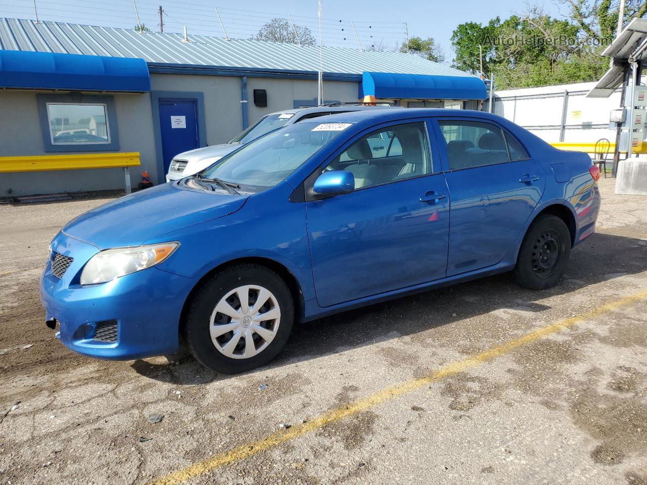 2010 Toyota Corolla Base Blue vin: 2T1BU4EE1AC519347