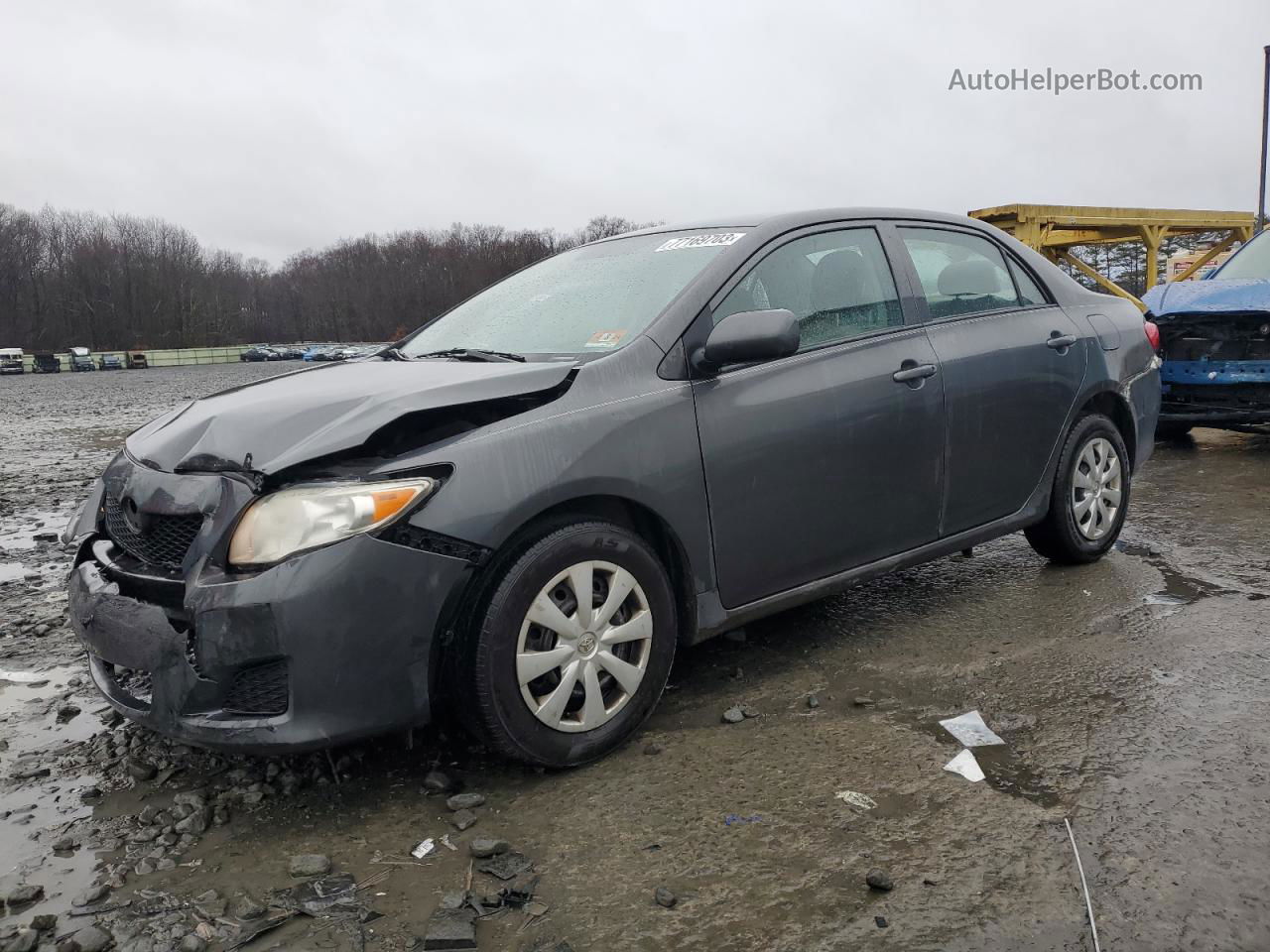 2010 Toyota Corolla Base Серый vin: 2T1BU4EE1AC533121