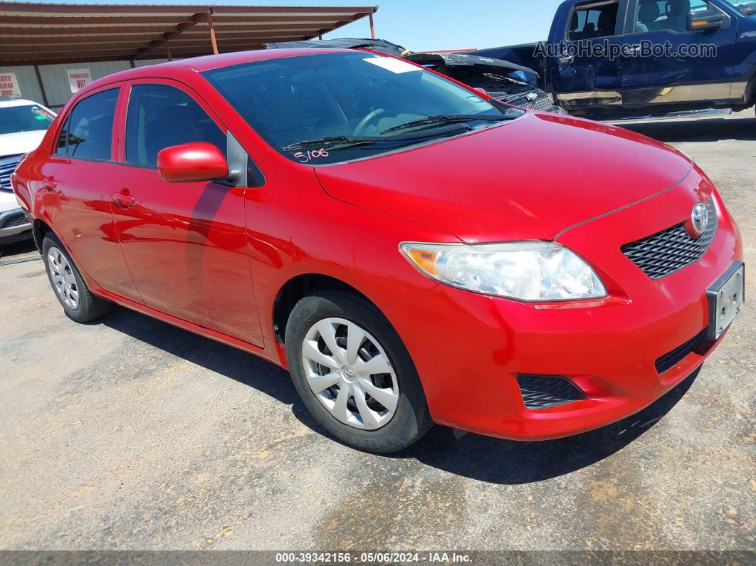 2010 Toyota Corolla Le Red vin: 2T1BU4EE1AC535550