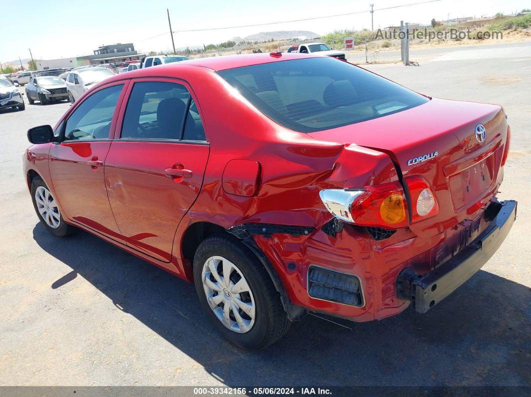 2010 Toyota Corolla Le Red vin: 2T1BU4EE1AC535550