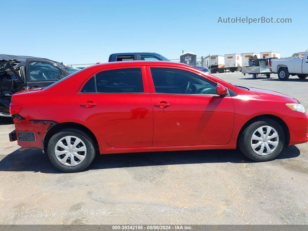 2010 Toyota Corolla Le Red vin: 2T1BU4EE1AC535550