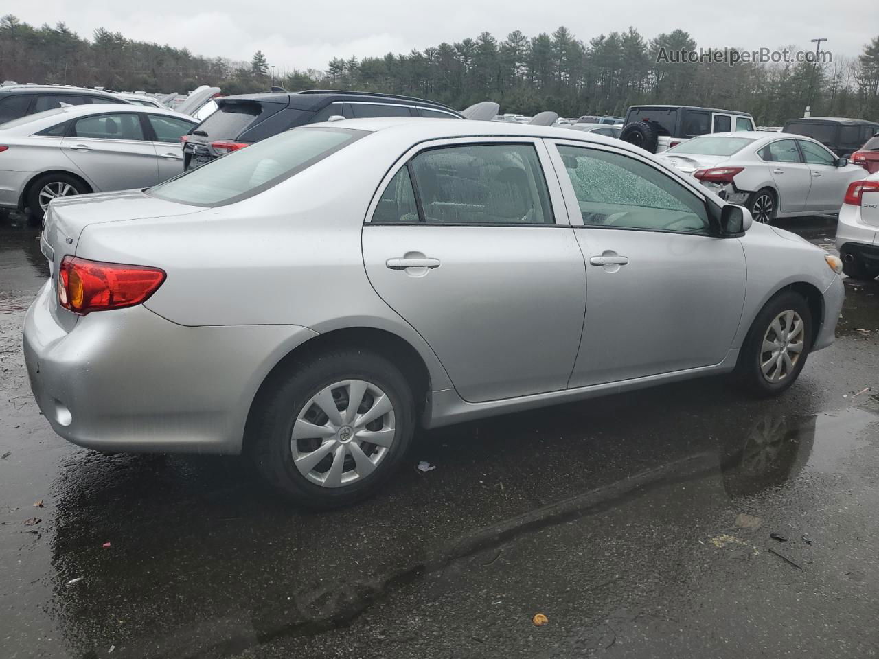 2010 Toyota Corolla Base Silver vin: 2T1BU4EE2AC248556