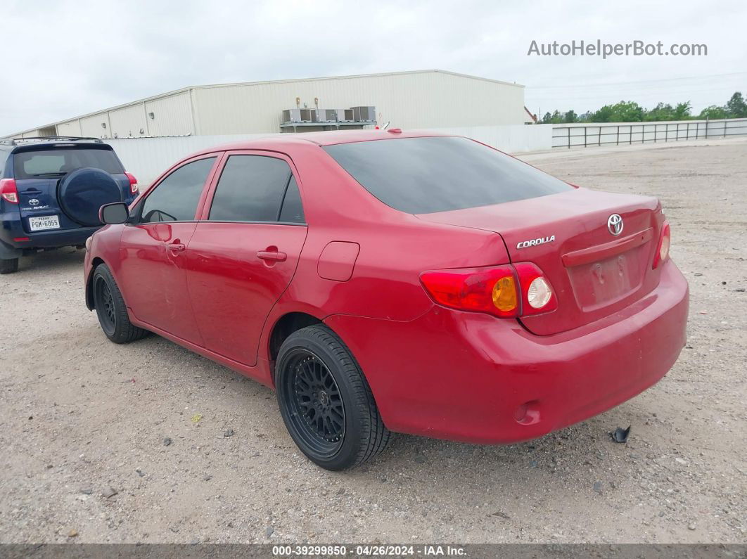 2010 Toyota Corolla Le Red vin: 2T1BU4EE2AC286529