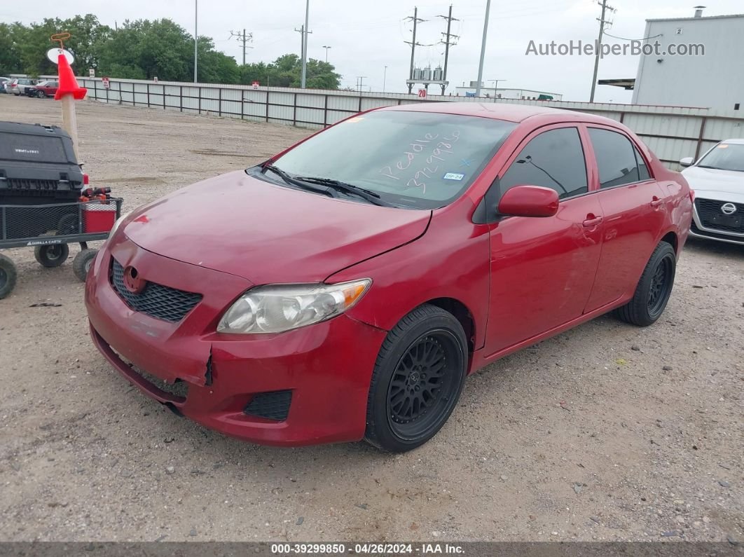 2010 Toyota Corolla Le Red vin: 2T1BU4EE2AC286529