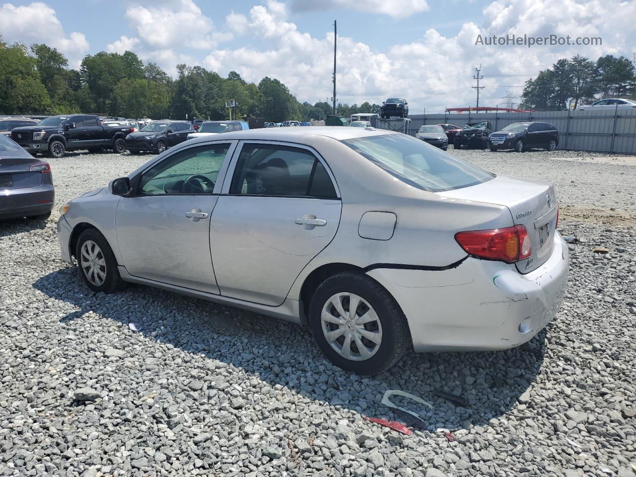 2010 Toyota Corolla Base Серебряный vin: 2T1BU4EE2AC360970