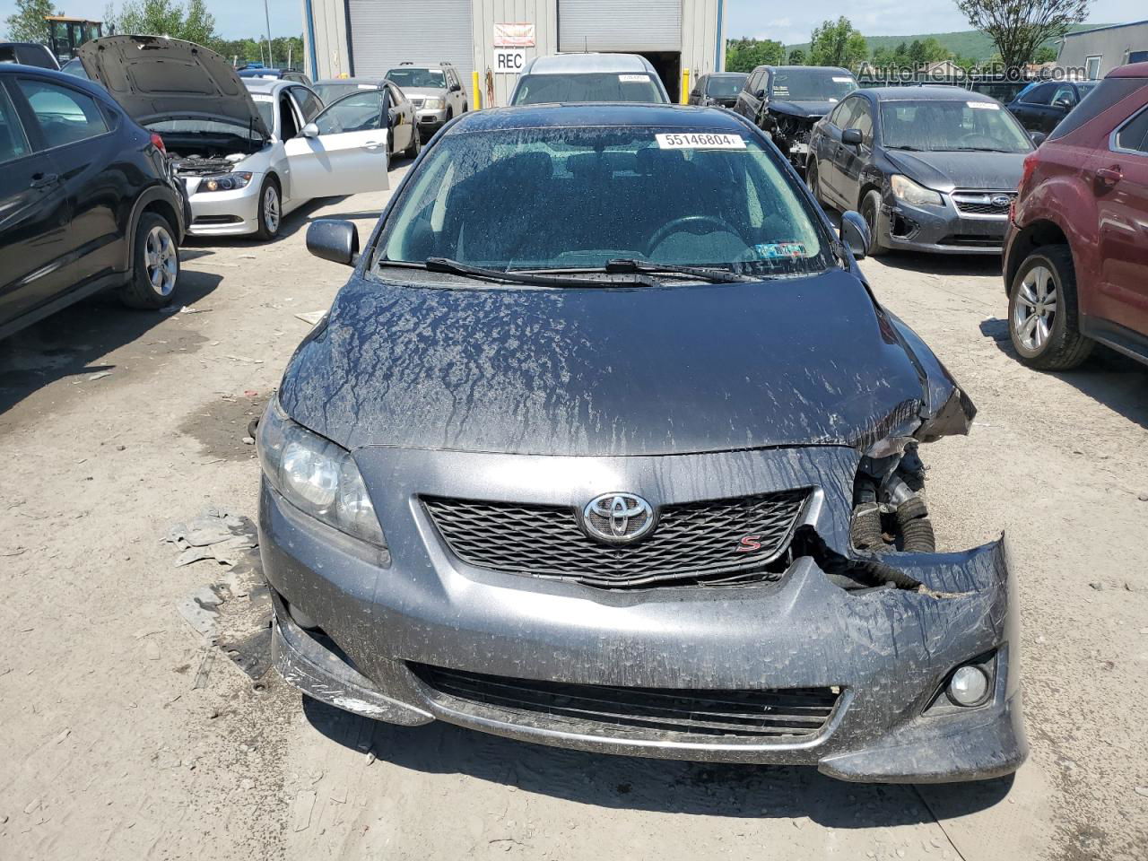 2010 Toyota Corolla Base Gray vin: 2T1BU4EE2AC461765