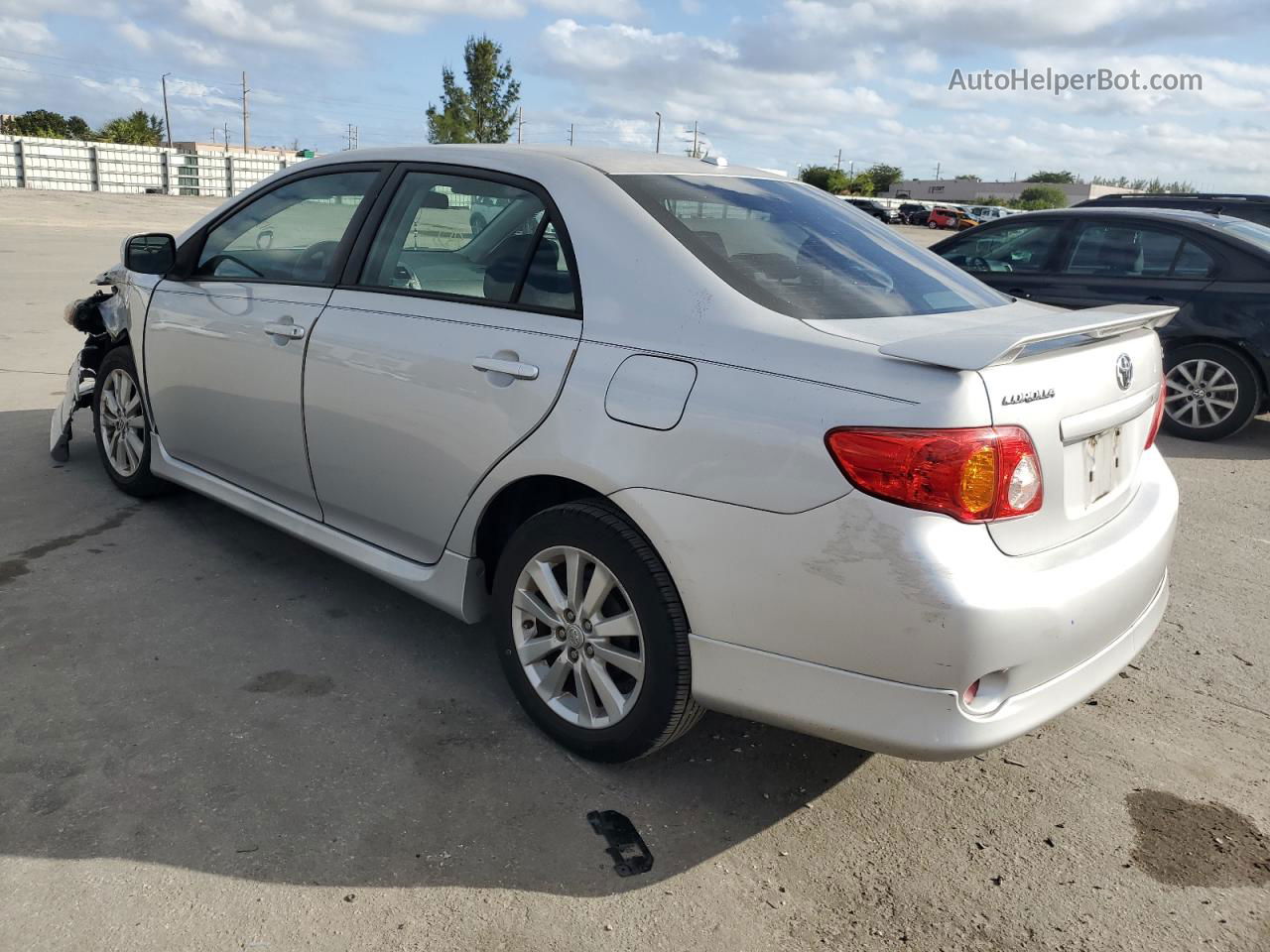 2010 Toyota Corolla Base Silver vin: 2T1BU4EE2AC489274