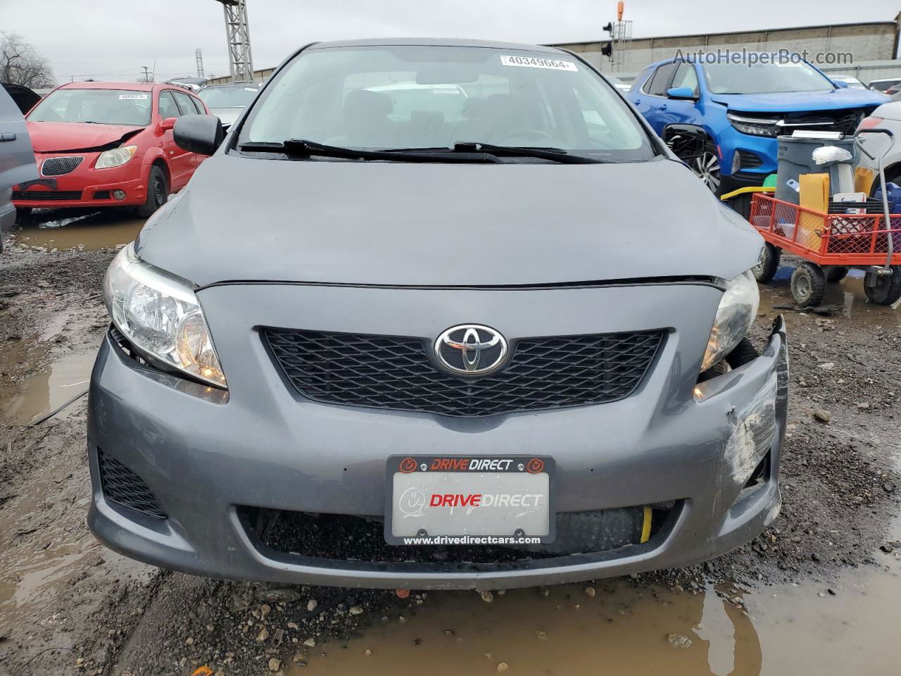 2010 Toyota Corolla Base Gray vin: 2T1BU4EE3AC241731