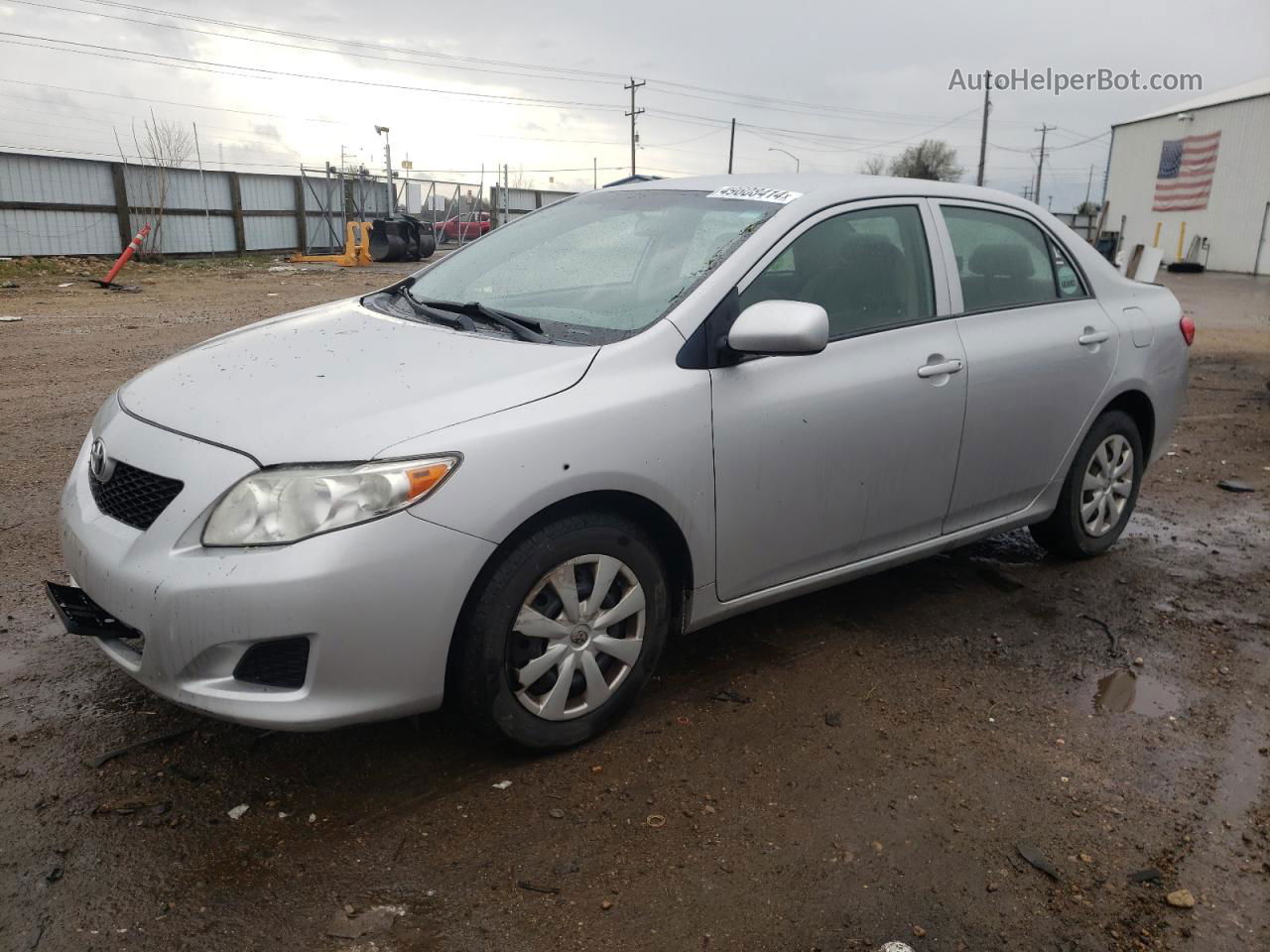 2010 Toyota Corolla Base Серебряный vin: 2T1BU4EE3AC316380