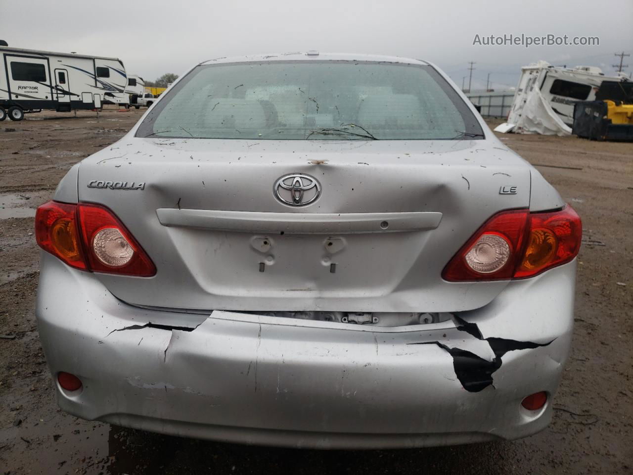 2010 Toyota Corolla Base Серебряный vin: 2T1BU4EE3AC316380