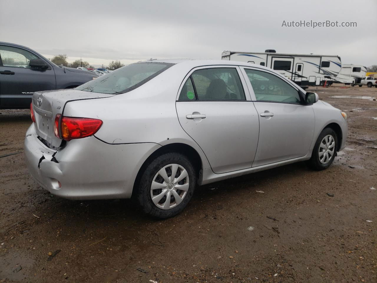 2010 Toyota Corolla Base Серебряный vin: 2T1BU4EE3AC316380