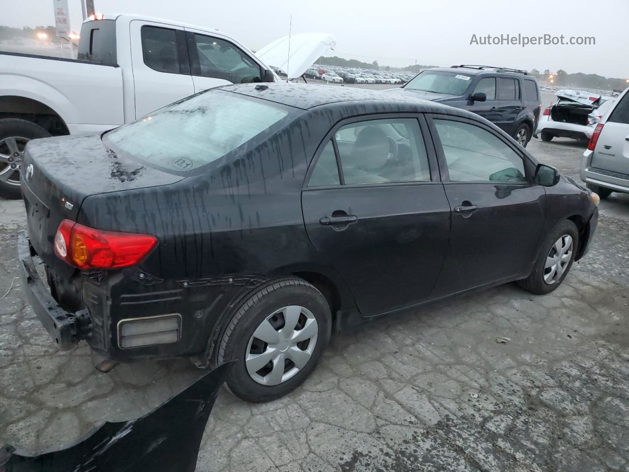 2010 Toyota Corolla Base Black vin: 2T1BU4EE3AC369841