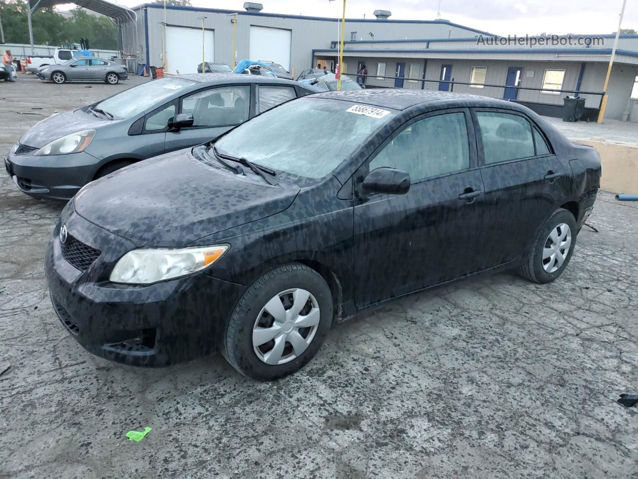 2010 Toyota Corolla Base Black vin: 2T1BU4EE3AC369841