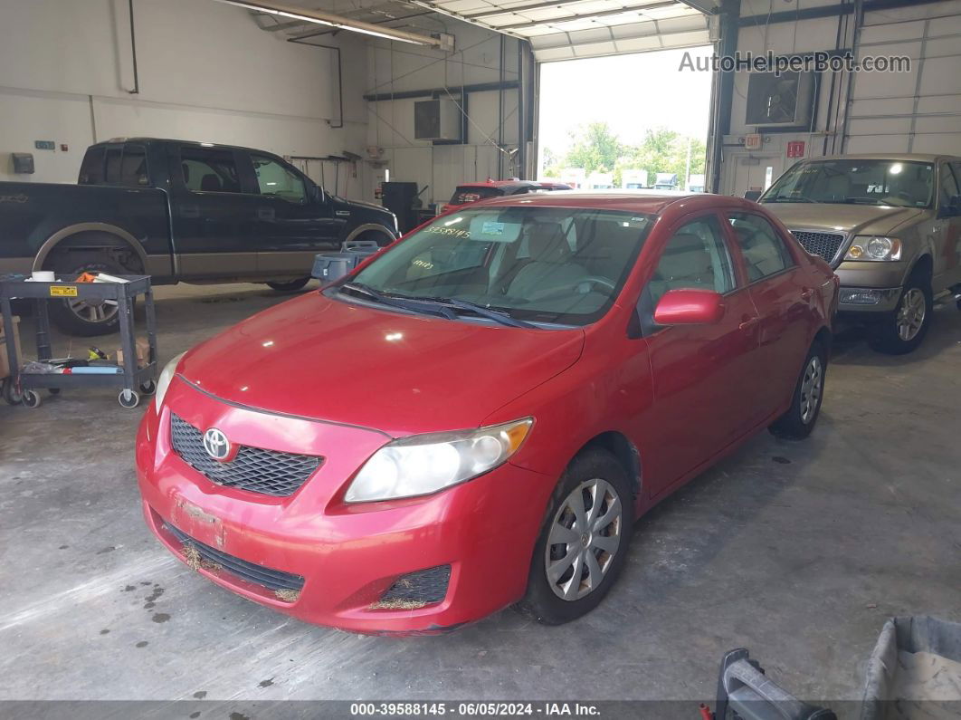 2010 Toyota Corolla Le Red vin: 2T1BU4EE3AC405642