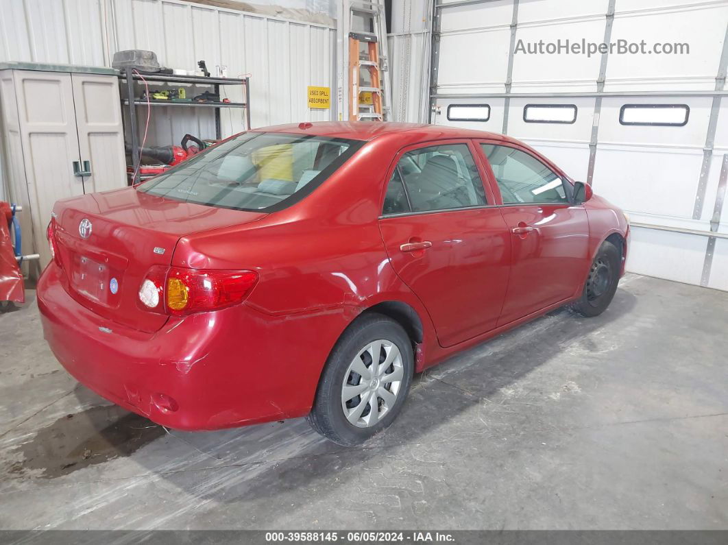 2010 Toyota Corolla Le Red vin: 2T1BU4EE3AC405642