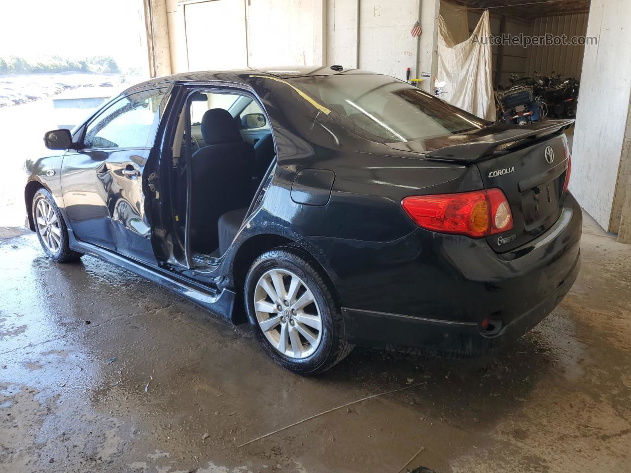 2010 Toyota Corolla Base Black vin: 2T1BU4EE3AC477330