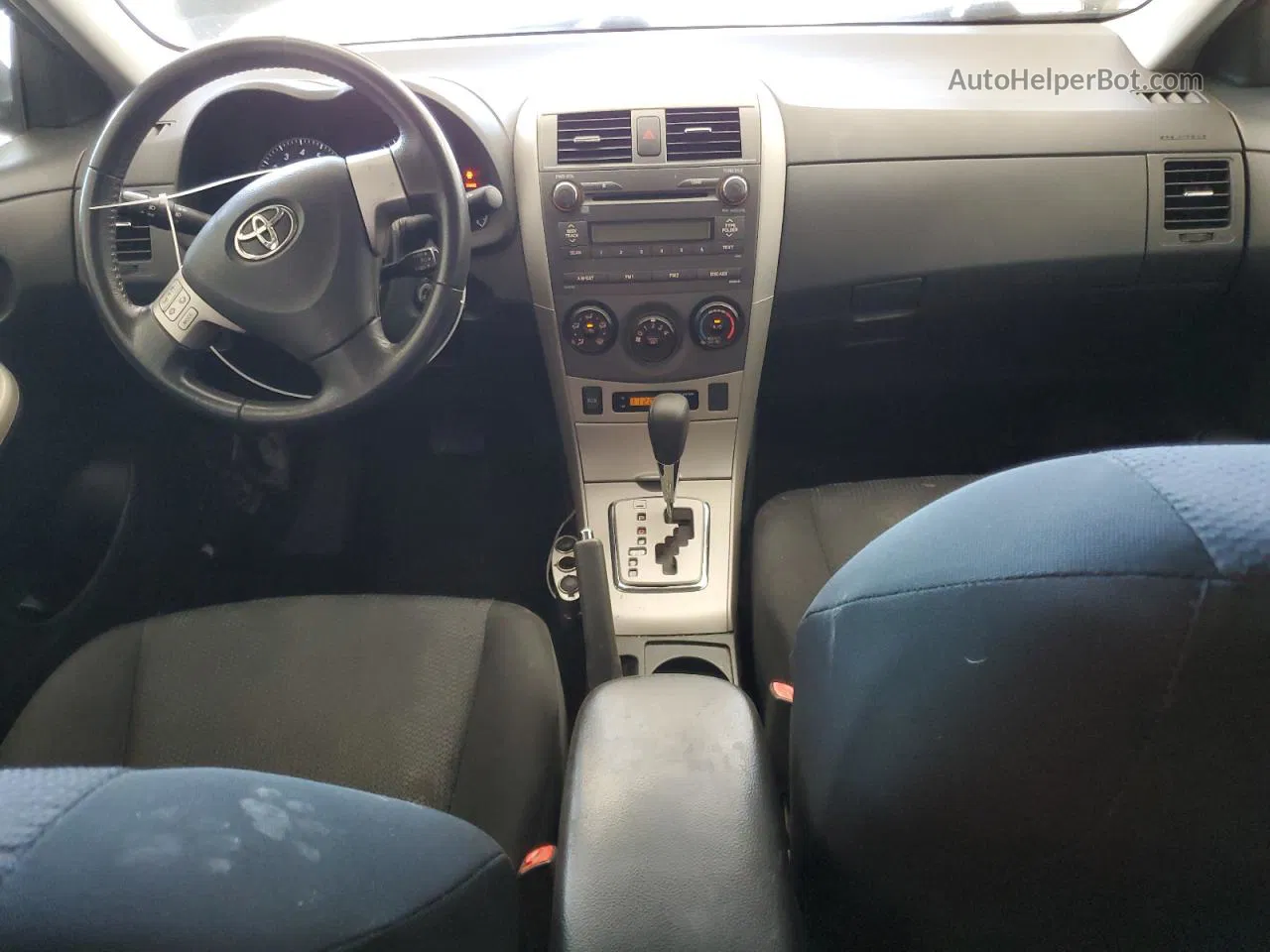 2010 Toyota Corolla Base Черный vin: 2T1BU4EE3AC477330