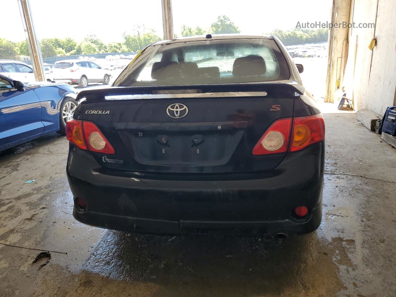 2010 Toyota Corolla Base Черный vin: 2T1BU4EE3AC477330