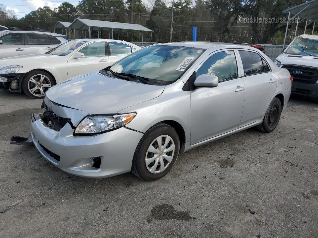 2010 Toyota Corolla Base Silver vin: 2T1BU4EE3AC525165