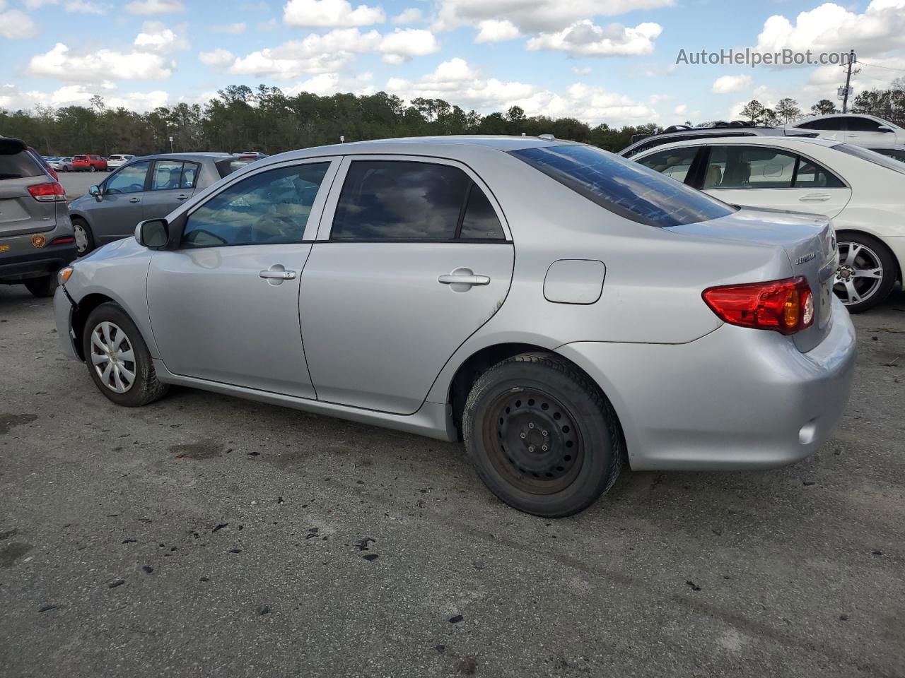 2010 Toyota Corolla Base Silver vin: 2T1BU4EE3AC525165