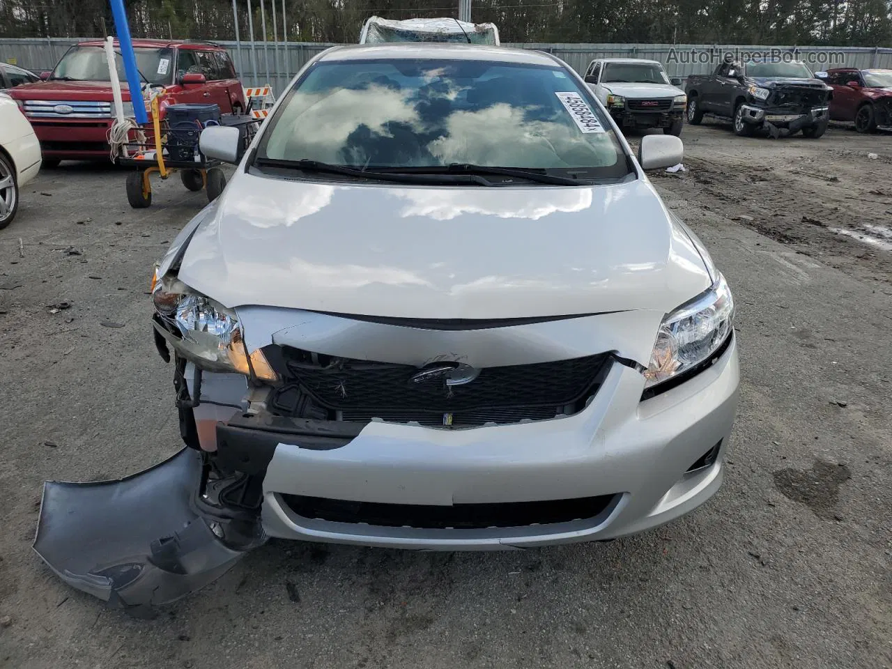 2010 Toyota Corolla Base Silver vin: 2T1BU4EE3AC525165