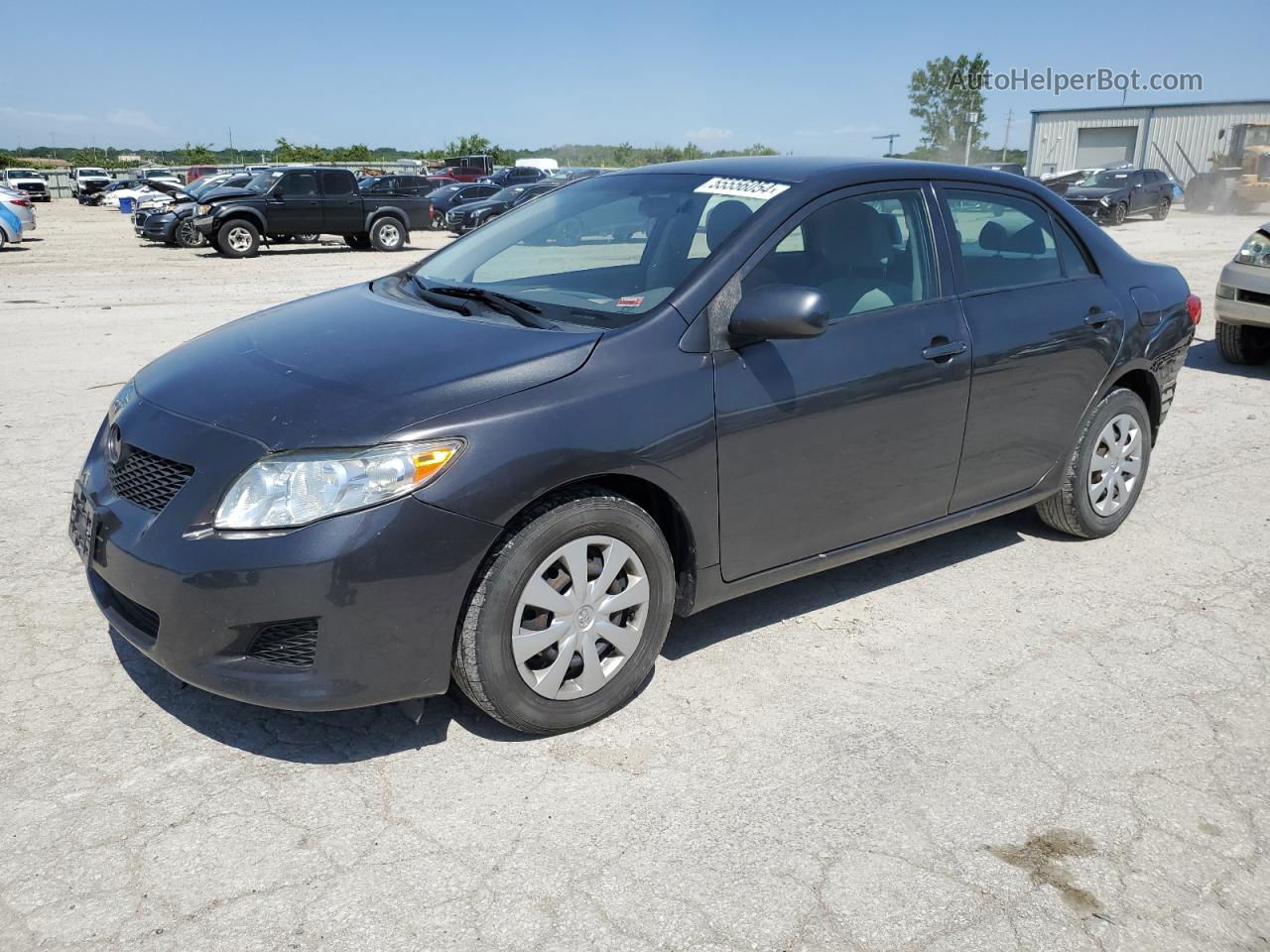 2010 Toyota Corolla Base Gray vin: 2T1BU4EE3AC525960