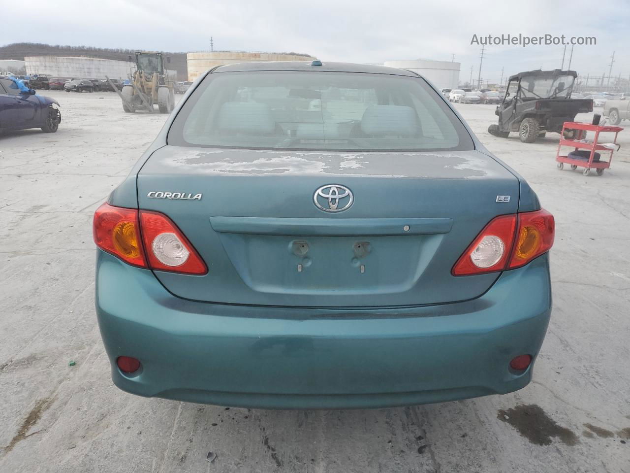 2010 Toyota Corolla Base Green vin: 2T1BU4EE4AC200962